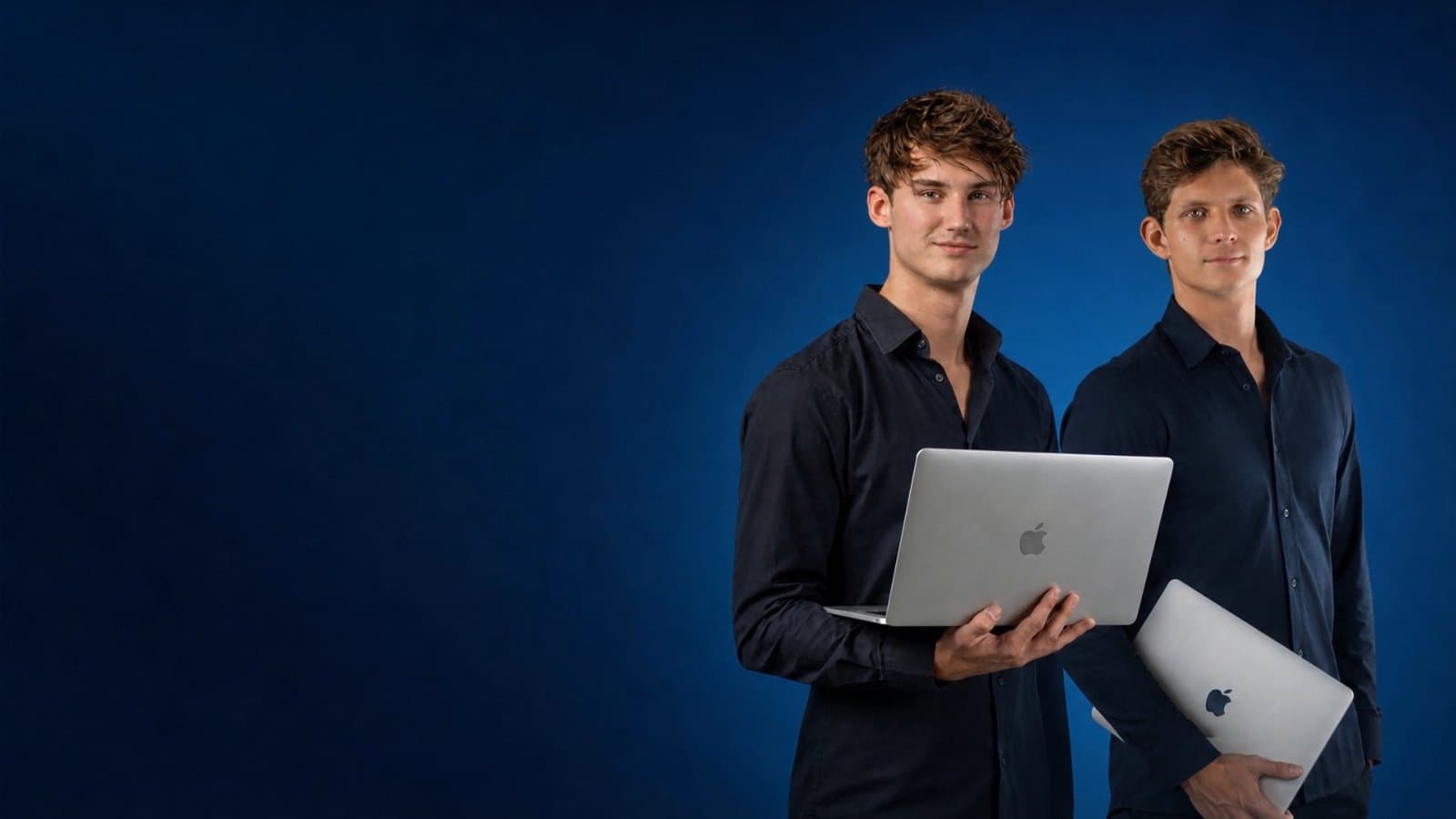 Cas Sombroek en Thijs Stevense, oprichters van Pilex, samen aan het werk